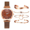 Fashion 5pcs Set Women Watches